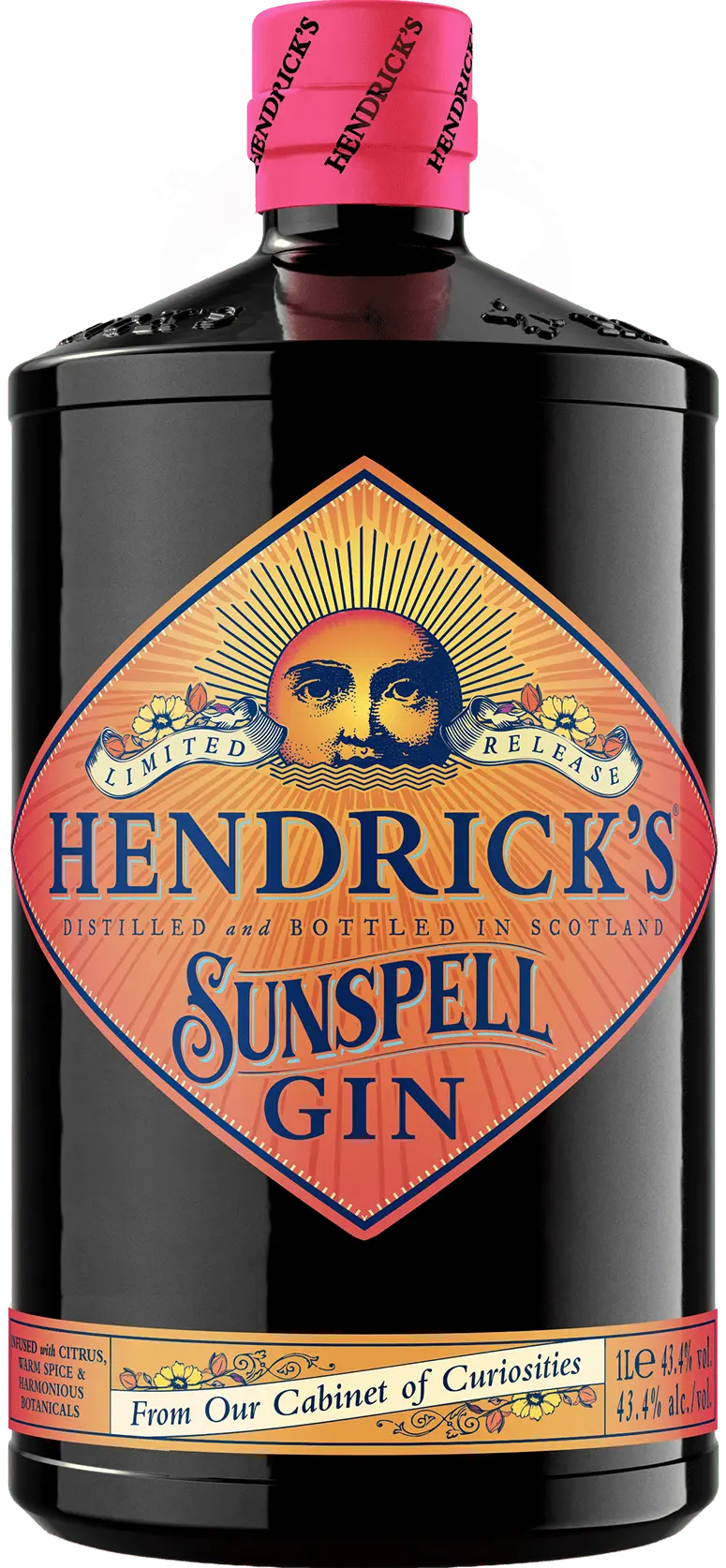 Fles Hendrick's Sunspell Gin, gin van Hendrick’s, op voorraad bij slijterij ’t Bockje in Bathmen