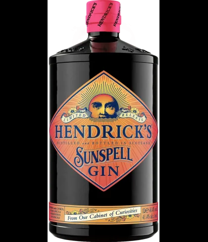 Fles Hendrick's Sunspell Gin, gin, op voorraad bij slijterij t Bockje in Bathmen