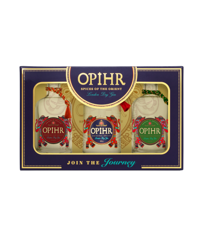 Geschenk Opihr Gin Assorti Geschenkverpakking 3x5cl, bij slijterij ’t Bockje in Bathmen