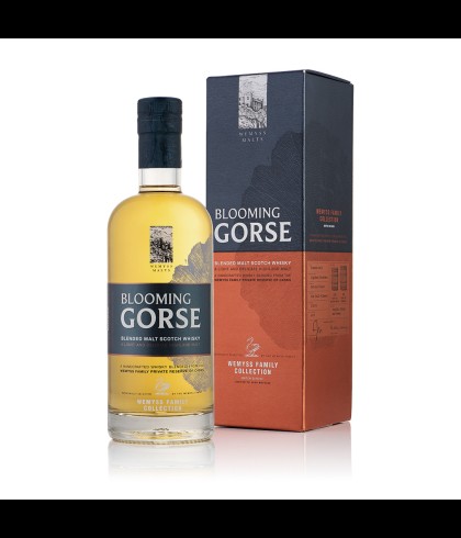 Fles Wemyss Malts Blooming Gorse, Schotse whisky gebotteld door Wemyss Malts, op voorraad bij slijterij t Bockje in Bathmen