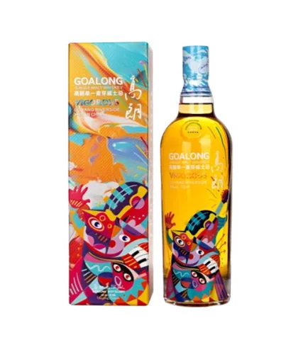 Fles Goalong Whiskey Vigorous, whisky, op voorraad bij slijterij ’t Bockje in Bathmen