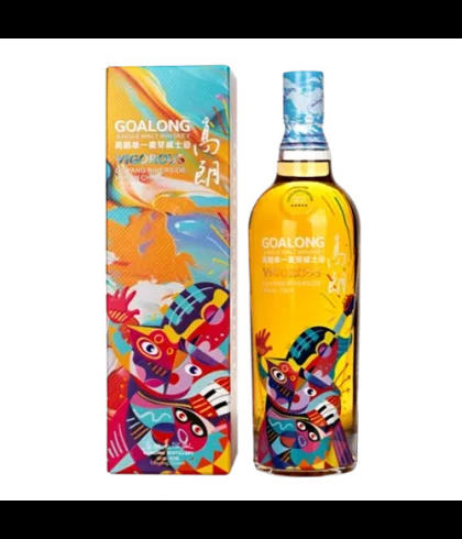 Fles Goalong Whiskey Vigorous, whisky, op voorraad bij slijterij ’t Bockje in Bathmen