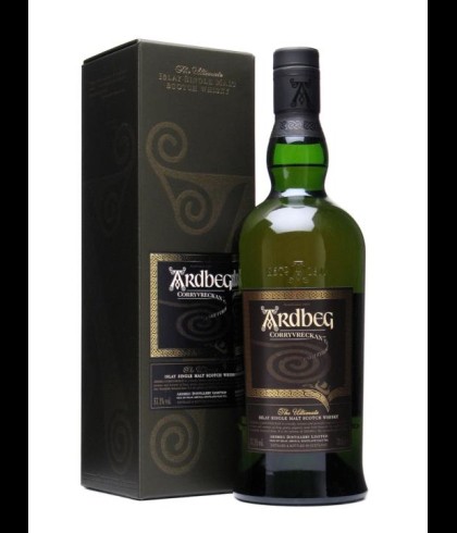 Fles Ardbeg Corryvreckan, single malt whisky, op voorraad bij slijterij t Bockje in Bathmen