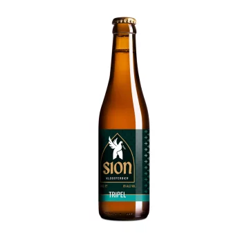 Fles Sion Tripel, bier van Sion, op voorraad bij slijterij t Bockje in Bathmen
