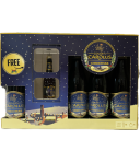 Gouden Carolus Chrismas geschenkverpakking 3 fles + unieke kerstbal