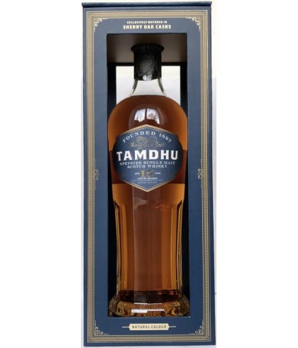 Fles Tamdhu 15 Years Old, Speyside single malt whisky uit Knockando, op voorraad bij slijterij ’t Bockje in Bathmen