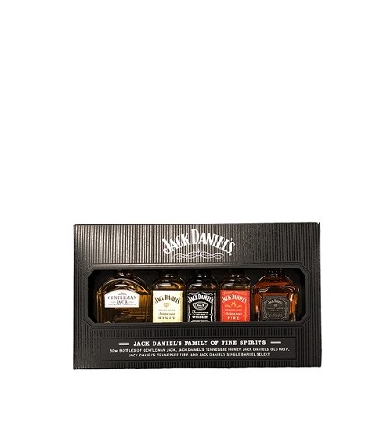 Geschenk Jack Daniel's Set 5x5cl, bij slijterij ’t Bockje in Bathmen