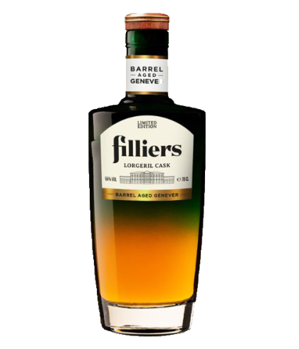 Filliers Barrel Aged Genever Lorgeril Single Cask, jenever bij slijterij t Bockje in Bathmen