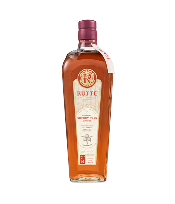 Rutte Oloroso Sherry Cask Jenever 7 Y.O. bij t Bockje in Bathmen