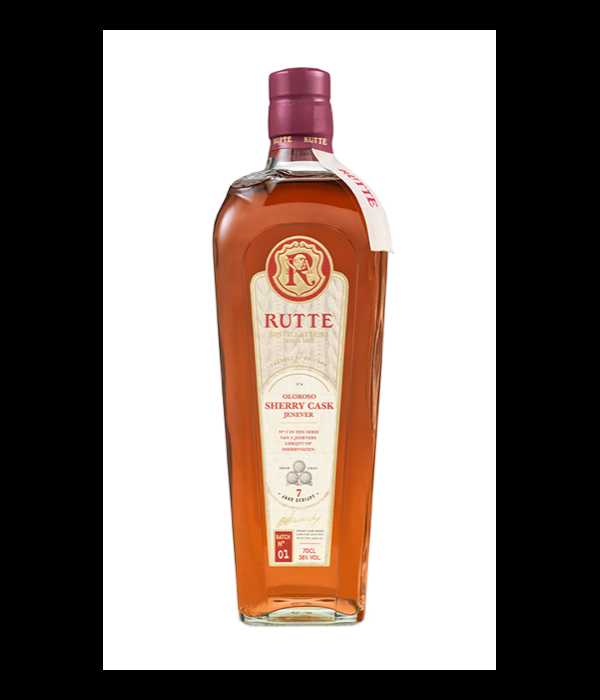 Rutte Oloroso Sherry Cask Jenever 7 Y.O. bij t Bockje in Bathmen