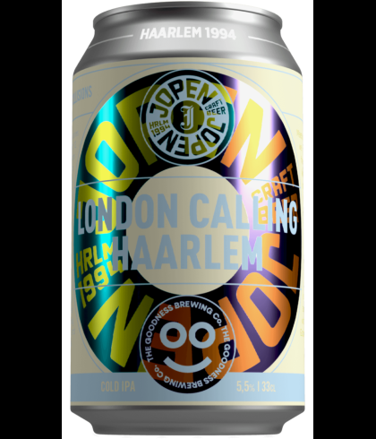 Jopen x The Goodness Brewing Co. London Calling Harlem, bier op voorraad bij slijterij t Bockje in Bathmen