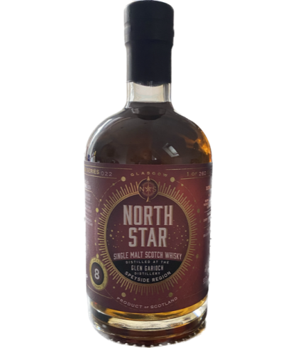 Fles North Star Glen Garioch 8 Years Old, Schotse whisky van bottelaar North Star Spirits, op voorraad bij slijterij t Bockje in Bathmen