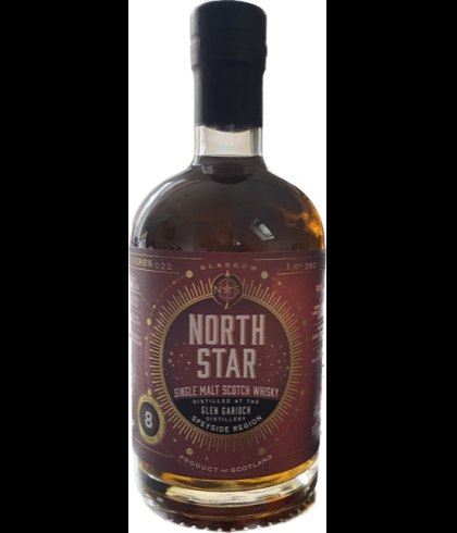 Fles North Star Glen Garioch 8 Years Old, Schotse whisky van bottelaar North Star Spirits, op voorraad bij slijterij t Bockje in Bathmen