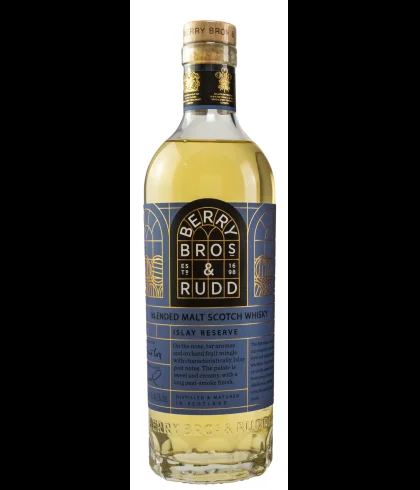 Fles Berry Bros & Rudd Islay Reserve, single malt whisky, op voorraad bij slijterij t Bockje in Bathmen