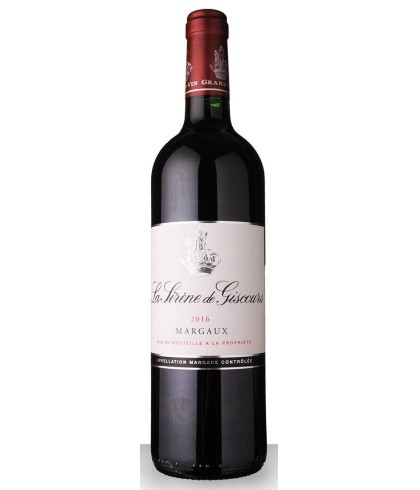 Fles La Sirene De Giscours Margaux 2016, wijn op voorraad bij slijterij t Bockje in Bathmen