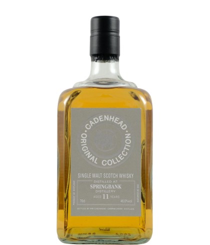 Fles Cadenhead’s Springbank 11 Years Old, single malt whisky, op voorraad bij slijterij t Bockje in Bathmen