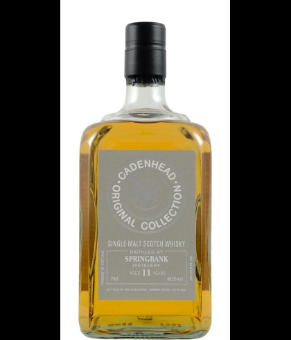 Fles Cadenhead&rsquo;s Springbank 11 Years Old, single malt whisky, op voorraad bij slijterij t Bockje in Bathmen