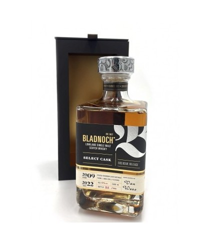 Fles Bladnoch 2009 Exclusive Release #19 Van Wees, single malt whisky, op voorraad bij slijterij t Bockje in Bathmen