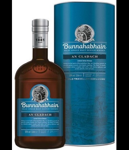 Fles Bunnahabhain An Cladach, single malt whisky, op voorraad bij slijterij t Bockje in Bathmen