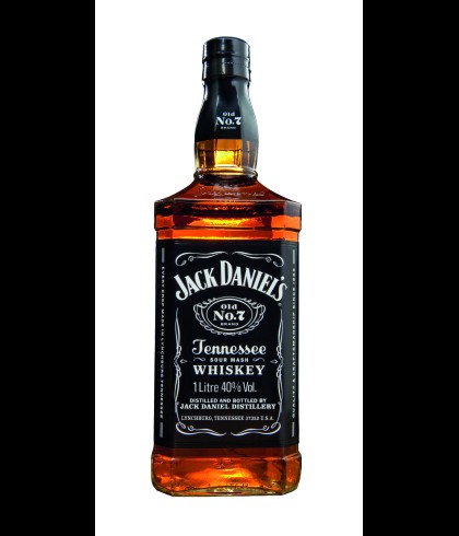 Fles Tennessee whiskey van Jack Daniel&rsquo;s, op voorraad bij slijterij t Bockje in Bathmen