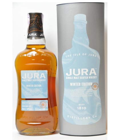 Fles single malt van Jura, op voorraad bij slijterij t Bockje in Bathmen