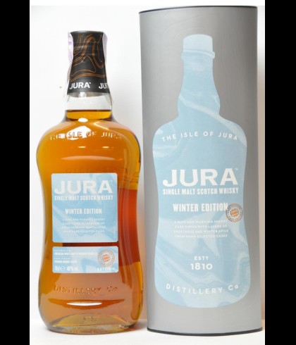 Fles single malt van Jura, op voorraad bij slijterij t Bockje in Bathmen