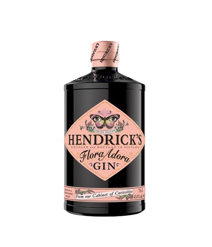 Fles Hendrick's Gin Flora Adora, gin, op voorraad bij slijterij t Bockje in Bathmen