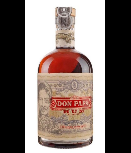 Fles Don Papa Rum, rum, op voorraad bij slijterij t Bockje in Bathmen