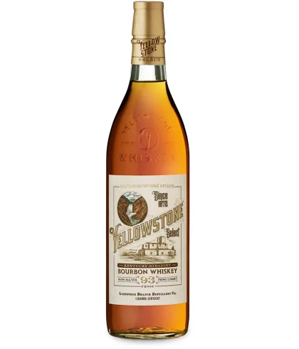 Fles Yellowstone Select Bourbon, whisky, bij slijterij t Bockje in Bathmen