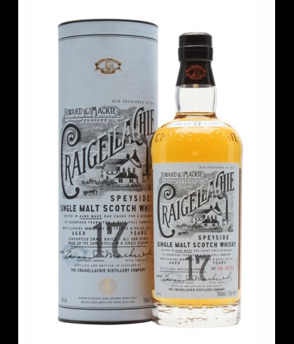 Fles Craigellachie 17 Years Old, single malt whisky, op voorraad bij slijterij t Bockje in Bathmen