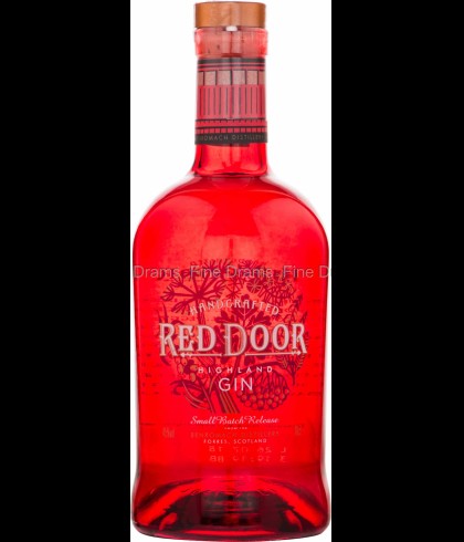 Fles Red Door Highland Gin, gin, op voorraad bij slijterij t Bockje in Bathmen