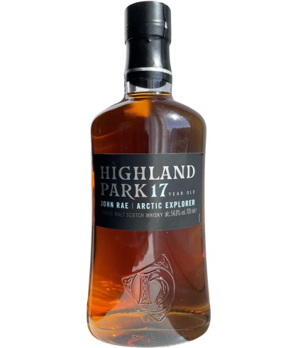 Fles Highland Park 17 Years Old John Rae, single malt whisky, op voorraad bij slijterij t Bockje in Bathmen