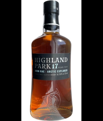 Fles Highland Park 17 Years Old John Rae, single malt whisky, op voorraad bij slijterij t Bockje in Bathmen