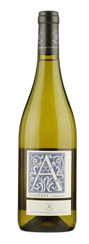 Fles Aussieres blanc Pays d'Oc DBR Lafite, wijn, op voorraad bij slijterij ’t Bockje in Bathmen