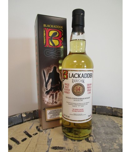 Fles Raw Cask Bunnahabhain 2007 14 Years Old, single malt whisky, op voorraad bij slijterij t Bockje in Bathmen