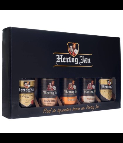 Fles Hertog Jan Assortiment, bier van Hertog Jan, bij slijterij t Bockje in Bathmen