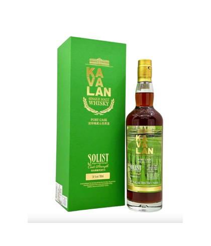 Fles Kavalan 7Y Single Cask Port Cask 2018, whisky, bij slijterij ’t Bockje in Bathmen