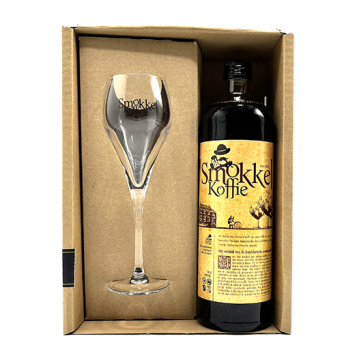 Hertog Jan Smokkelkoffie Geschenk met Glas