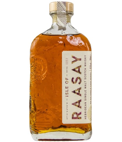 Fles Isle of Raasay Peated, Schotse single malt van het eiland Raasay, op voorraad bij slijterij t Bockje in Bathmen