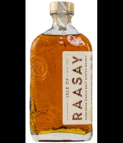 Fles Isle of Raasay Peated, Schotse single malt van het eiland Raasay, op voorraad bij slijterij t Bockje in Bathmen