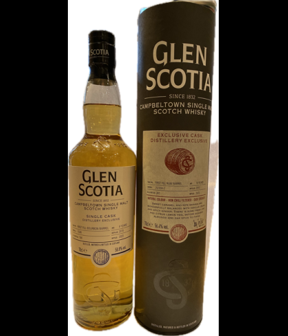Fles Glen Scotia 10 Years Old Distillery Exclusive 2023, single malt whisky, op voorraad bij slijterij t Bockje in Bathmen