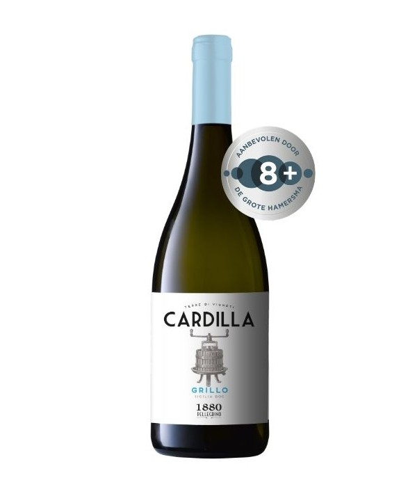 Pellegrino Cardilla Grillo, wijn bij t Bockje in Bathmen