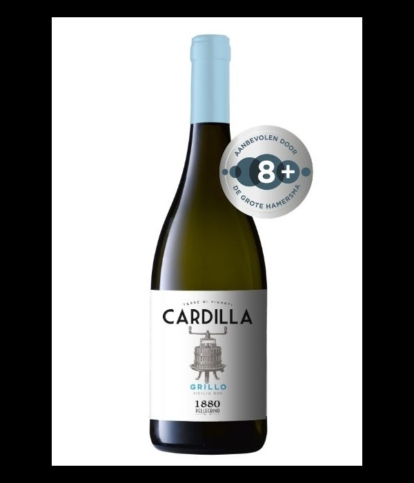 Pellegrino Cardilla Grillo, wijn bij t Bockje in Bathmen
