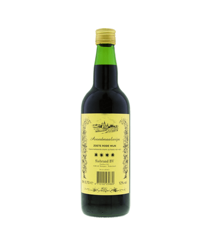Fles Siebrand Zoete rode Avondmaalwijn, wijn op voorraad bij slijterij t Bockje in Bathmen