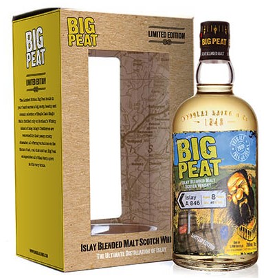 Fles Big Peat Limited Edition A846 8 Years Old, single malt whisky, op voorraad bij slijterij t Bockje in Bathmen