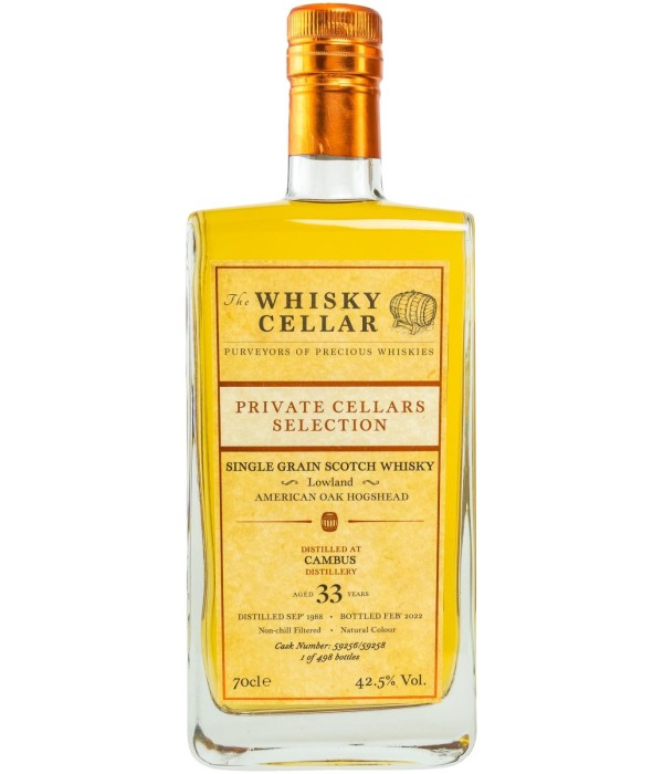 Whisky Cellar Cambus 33 Years Old bij t Bockje in Bathmen