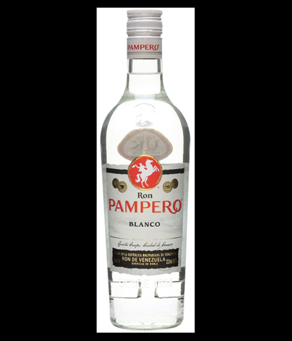 Fles Pampero Blanco, rum, op voorraad bij slijterij t Bockje in Bathmen