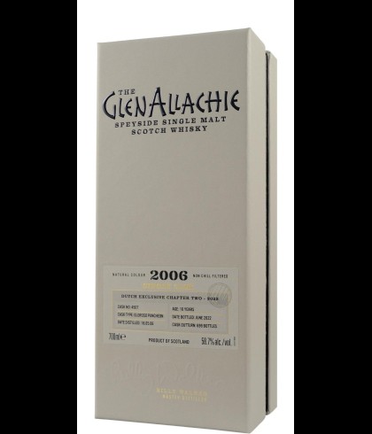 Fles GlenAllachie 2006 Single Cask Dutch Exclusive, single malt whisky, op voorraad bij slijterij t Bockje in Bathmen