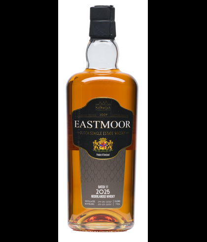 Fles Eastmoor 2025 Batch 11, whisky, op voorraad bij slijterij ’t Bockje in Bathmen