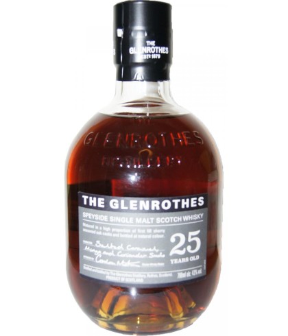 Fles The Glenrothes 25 Years Old Soleo, single malt whisky, op voorraad bij slijterij t Bockje in Bathmen